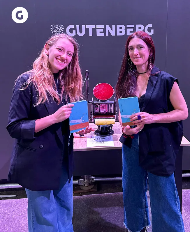 La Pasajera Editora en la FILBA 2026, stand de la Fundación Gutenberg